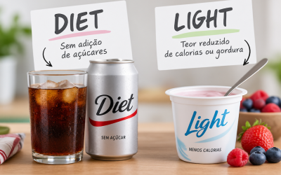 Qual a diferença entre um produto “Diet” e “Light”?
